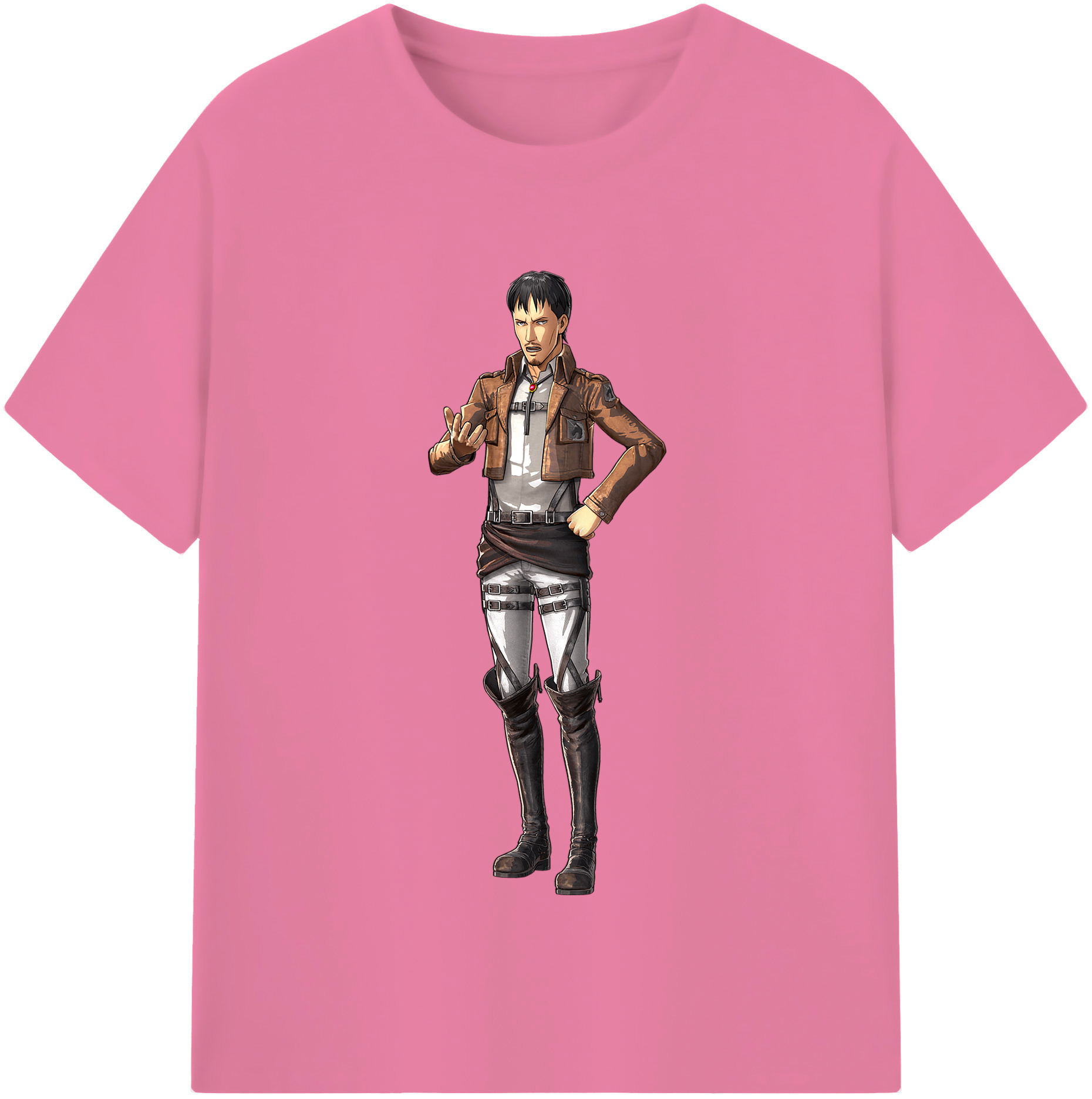 （画像用） 進撃の巨人 Attack on Titan 綿100％半袖Tシャツ（フロントプリント）